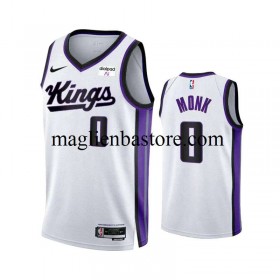 Maglia NBA Sacramento Kings MALIK MONK 0 Nike ASSOCIATION EDITION 2023-2024 Bianco Swingman - Uomo